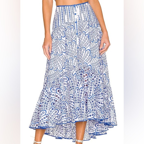 Charo Ruiz Ibiza Gina Eyelet Maxi Skirt - Picture 1 of 8